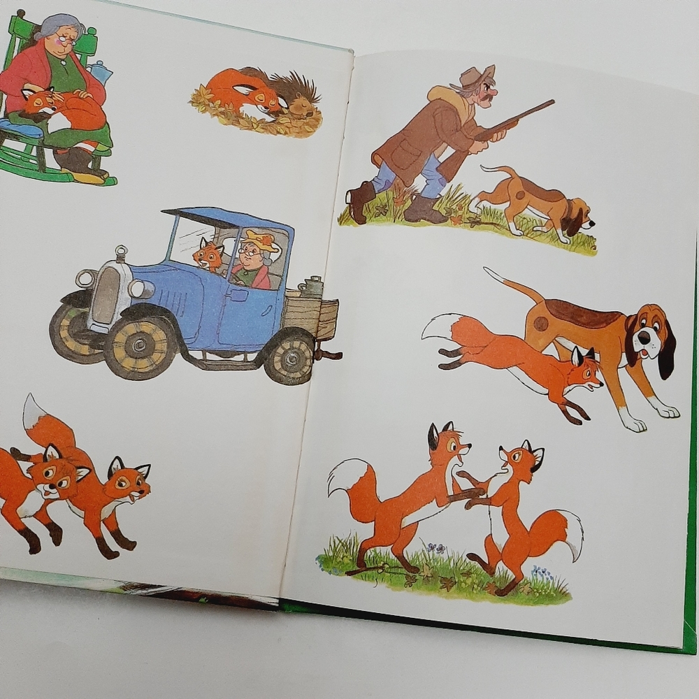 π4 for $20π Vintage 1981 TOD AND VIXEY - Disney WWOR Book HC Kids - Picture 9 of 10